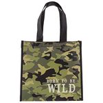 Stephen Joseph Medium Recycled Gift Bag, CAMO, 1 Count (Pack of 1), Stephen Joseph Medium Recycled Gift Bag