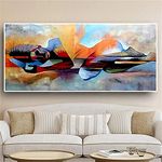 Diamond Painting Kit Abstract Art 5D Diamond Art Kits for Adults,Large Diamond Painting Kits Full Drill, Diamond Painting Kits for Kids,DIY Diamond Paintings,Home Wall Decor Gifts 30x60cm,12x24in