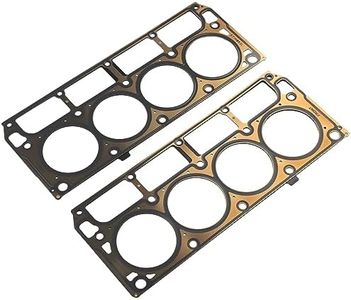 2 Pcs Cylinder Multi Layer Head Gasket for LS1 LS6 V8 4.8L 5.3L 5.7 Liter Engine Compatible with Chevy/GMC/Buick/Cadillac/Pontiac/Hummer/Saab Vehicle 1998-2019, Replace#12589226 12498544 98544