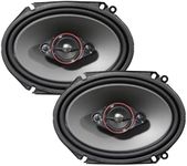 Pioneer Ts-800m, 6" x 8" 4-Way Coaxial Speakers, 350W Max Power / 80W Rms Per Speaker