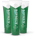 Biofreeze Pain Relief Gel, 118ml X 3, Muscle Rub Pain Relief, Cools, Soothes, Back Pain, Neck Pain, Arthritis , Fast Acting, Long Lasting, Muscles, Bones And Joints, Pain and Fever