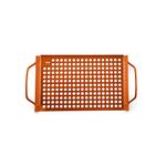 Outset Grill Tray, Copper Non-Stick Finish, 7" x 11" with Handles