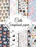 Cats Scrapbook Paper: Scrapbooking Paper size 8.5 "x 11"| Decorative Craft Pages for Gift Wrapping, Journaling and Card Making | Premium Scrapbooking Pages for Crafters