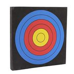 Archery Target, Square EVA Arrow Target 10 Ring Color Printing Archery Arrow Target Stackable Portable EVA Foam Arrow Target for Outdoor Shooting Practice Training