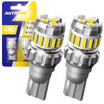 AUTOONE 921 LED Bulbs, 300% Brighter 912 906 T15 W16W 6000K White LED Replacement for Reverse Backup Light, Tail Light, Parking Light, Side Marker Light, Pack of 2