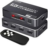 4K HDR HDMI Switch, Koopman 5 Ports 4K 60Hz HDMI 2.0 Switcher Selector with IR Remote, Supports Ultra HD Dolby Vision, High Speed (Max to 18.5Gbps), HDR10, HDCP 2.2 & 3D