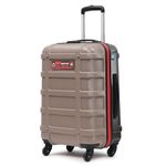 uppercase Cargo 66cm(Medium) Checkin Trolley Bag Dual-Tone Sustainable Hardsided Luggage Secure Combination Lock Scratch-Proof Surface Mesh ConviPack Suitcase 4 Spinner Wheel for Men & Women(Taupe)