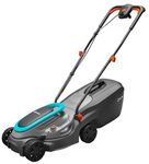 Gardena 14633-20 Electric Lawnmower PowerMax 32/1200 G2 | 1200W Motor, 32cm Cutting Width, ErgoTec Handle, Adjustable Height for 300 m² Lawns