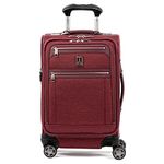 Travelpro Platinum Elite Softside Expandable Spinner Wheel Luggage, Bordeaux, Carry-On 20-Inch