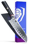 Dalstrong Santoku Knife - 7 inch - Phantom Series - Japanese High-Carbon AUS8 Steel - Pakkawood Handle - Sheath Included