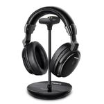 SIMOLIO Wireless Headphones for TV Watching with Dialogue Clarifying, Tone & Balance Control for Seniors, with Transmitter & Charging Stand & Spare Battery, No Delay, By-Pass, 100FT Range, SM-829D1