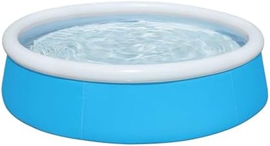 H2OGO! 5' x 15" Inflatable 126 Gallon My First Fast Set Kiddie Inflatable Ring Swimming Pool with 3 Ply DuraPlus Liner and Fill and Rise Technology