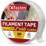 XFasten Heavy Duty Filament Tape, 2 Inch by 60 Yards