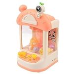 Mini Claw Machine Electric Arcade Games Grabber Toy Mini Doll Catching Clamp Machine with Breathing Light