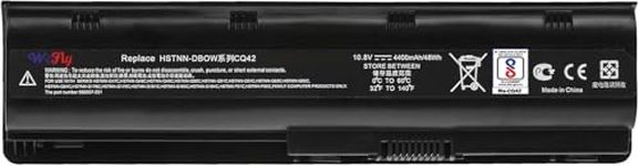 WeFly 593553-001 593554-001 MU06 MU09 Extended Laptop Battery for HP Pavilion G6 G7 G62 G72 G4 / 2000 Notebook PC / DV6 DV7 DM4 / Compaq Presario CQ32 CQ42 CQ43 CQ56 CQ57 CQ62 CQ72 (6 Cell 4400mAh)