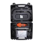 BLACK+DECKER RT18KA-IN 180W Electric Rotary Tool with 118 pc Acc. Kit Box for Grinding,Polishing,Engraving and Carving