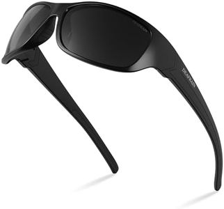 DEAFRAIN Polarized Sports Sunglasses for Men Women Driving Fishing Cycling Running UV Protection