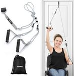 Bilbear Shoulder Pulley for Physical Therapy At Home,Adjustable Over The Door Pulley System for Shoulder Rehab,Exercise Pulley for Rotator Cuff Rehabilitation Aids,Increase Range of Motion in Arm