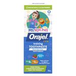 Orajel Kids Ms. Rachel Fluoride-Free Training Toothpaste – Natural Fruity Fun Flavor, Pediatrician Recommended, Safe for Children, 1.5oz Tube