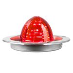 GG Grand General 81912 Red/Red Classic Watermelon 18 LED Light with Stainless Steel Flange Mount Bezel