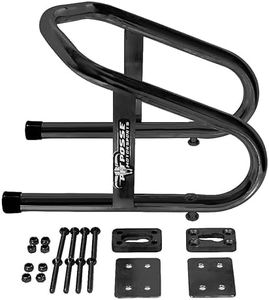 Pit Posse 11017BK (6.5" Inches Wide) - Motorcycle Universal Removable Wheel Chock - Black Color - 5 Year Warranty - 165mm - Easy-to-Install - Motorcycle Accessories