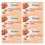 Himalaya Moisturizing Almond Cleansing Bar, Body Soap to Moisturize and Sooth the Skin, Hypoallergenic, Dermatologically Tested, 4.41 oz, (125 g), 6 Pack