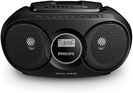 Philips AZ215B/79 CD Soundmachine Boombox CD/CD-R/CD-RW Player FM Radio Black