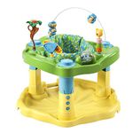 Exersaucer Bounce and Learn Zoo Friends, Green/Yellow/Blue