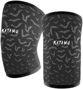 Katamu Premium Batman 7mm Neoprene Knee Sleeves with Reinforced Stitching