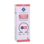 PET360 Omega 3+6+9 | Blend of Salmon & Flax Seed Oils with Fur & Coat Protectives | Reduced Shedding | Shiny Coat | Healthy Joints | Nutritional Supplement for Pets - 200 ml