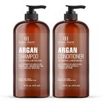 Botanic Hearth Argan Oil Shampoo and Conditioner Set for Men and Women -16 fl oz X 2pack