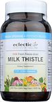 Eclectic Milk Thistle 600 Mg Fduv with Glass, Blue, 240 Count