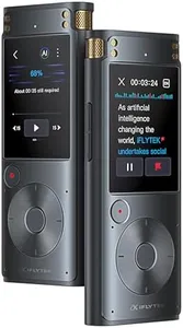 iFLYTEK Offline Voice Recorder with Playback, Secure Digital Recorder with AI Transcription, 5-Language Voice-to-Text, Noise Reduction, AI Voice Recorder for Meetings, Interviews, Learning