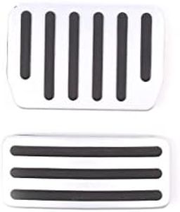 Qiosreui Non-Slip Performance Foot Pedals Pads Auto Aluminum Pedal Pad Set of Brake & Accelerator (for Tesla Model 3/Y 2022)