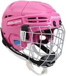 Bauer Prodigy Youth Hockey Helmet Combo, size:Youth, color:pink