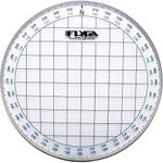 FlyGA Map Navigation Protractor (Circle) - For LAPL, PPL(A), PPL(H) & CPL Aviation Pilots + Marine, Boating & Sailing Captains