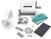 Sizzix Sidekick Mini Die Cutting and Embossing Machine and Craft Kit for Adults and Kids. Perfect for your Card Making, Journaling and Scrapbooking Supplies | 6.35cm Opening