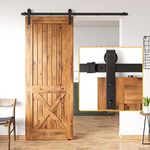 SKYSEN 6FT Sliding barn Door Hardwa