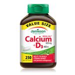 Jamieson Mega Cal Calcium 650 mg plus Vitamin D3 400 IU - Value Size