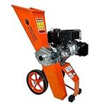 Forest Master FM6DDES-MUL 6HP Petrol Wood Chipper & Garden Shredder with Electric Start - Tackles All Garden Green Waste - Self-Feeding - Chips Wood Up to 50mm (2 inches) in Diameter