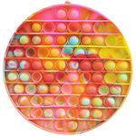 Toyshine Big 70 Bubbles 20 Cms (7.8 Inches) Round Multi-Color Pop Poppers Pot-it Gifts for Girl boy Teens Kids, Sensory Gigantic Oversized Popit Pop It Toy