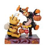 Enesco Jim Shore Disney Traditions Pooh and Friends Halloween Figurine, 6.69 Inches, Resin