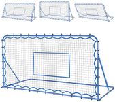 Winthai 7x3.7FT Soccer Rebounder Net, Quick-Switch Angle Soccer Training for Control Passing Practice, Easy Setup Rebounder Gifts Aids & Equipment for Kids,Teens & Adults