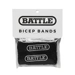 Battle Sports Football Bicep/Arm/Wrist Bands (Black)