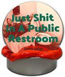 GearsOut Just Shit in A Public Restroom Stress Relief Fidget Putty Gag Idea for Adults Stocking Stuffers for Friends Halloween Weird White Elephant Ideas Fidget Toys Red Therapy Putty