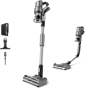 Vax HomePro Plus Cordless Stick Vacuum Cleaner, HairWrap Resist, FlexiClean Pole, Easy Empty Bin, Stair and Crevice Tools Included, Up to 45 min Runtime, LED Lights, Graphite and Titanium, CLSV-HPKA