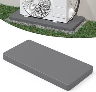 Mxclimate Equipment Pad for HVAC Systems,Ductless Mini Split Air Conditioner,38"x18"x3" Plastic Condenser Unit Pad