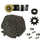 jtfrkope 415 Chain Drive Sprocket Chain Tensioner for 49cc 66cc 80cc 2-Stroke Motorized Bicycle