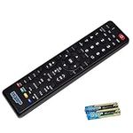 HQRP TV Remote Control Works with Sanyo DP32D13 DP32D53 DP37647 DP39843 DP39D14 DP39E23 LCD LED HD Smart TV 1080p 3D Ultra 4K