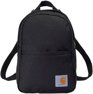 Carhartt Classic Mini Backpack, Durable, Water-Resistant Backpack with Adjustable Shoulder Straps, Black, Black, One size